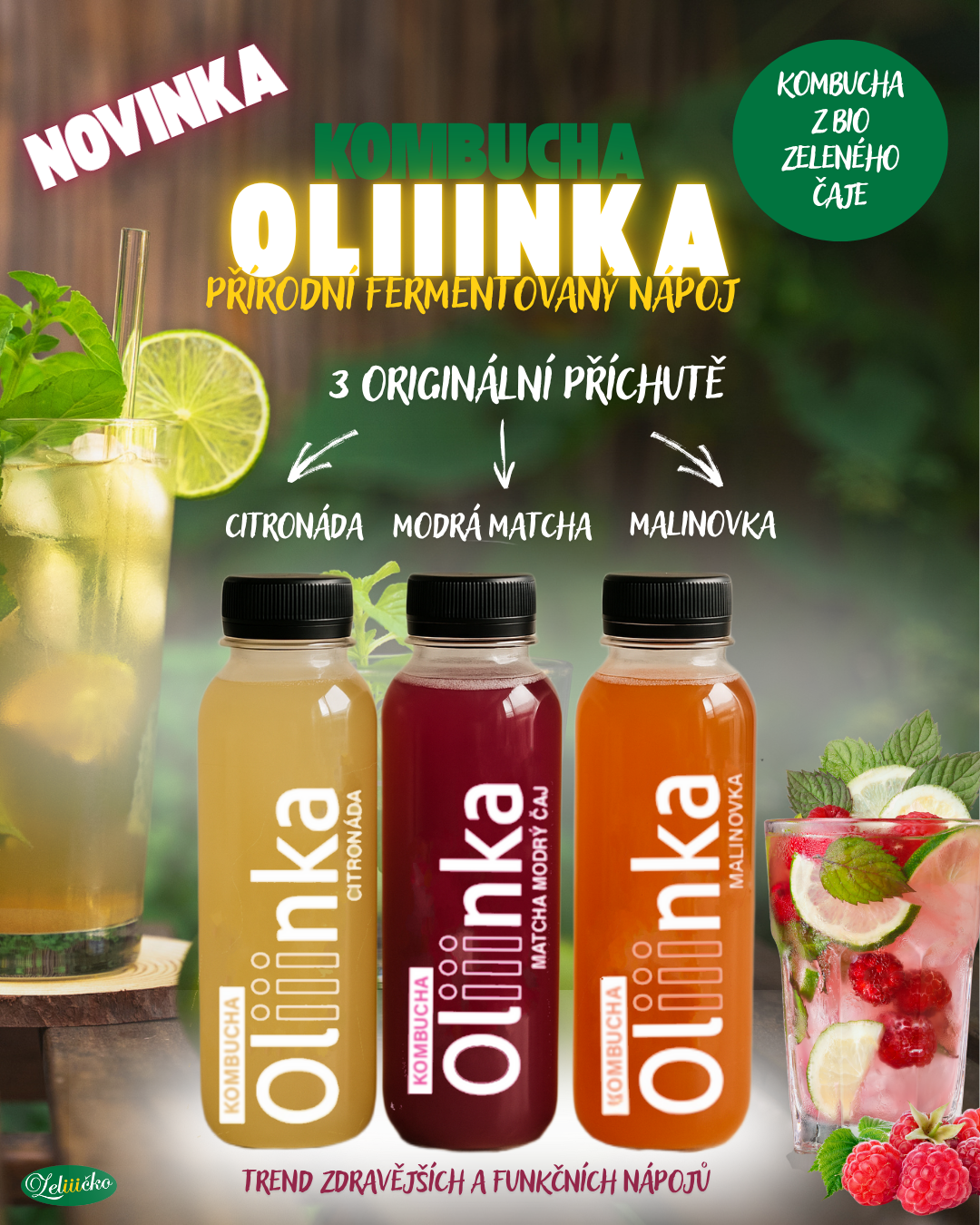 Oliiina leták pro kavarny insta